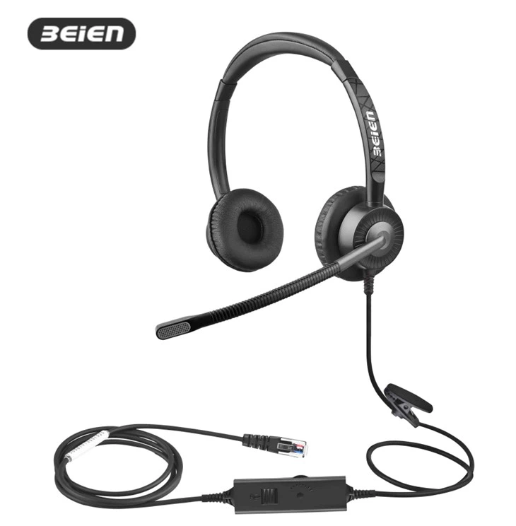 Dual IP Headset With Mic For Call Center suppliers